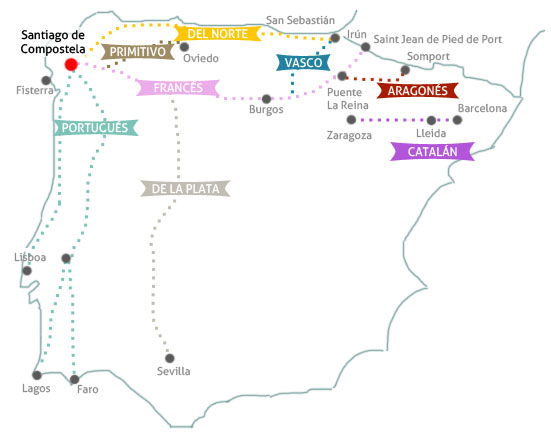 Paradores en el Camino