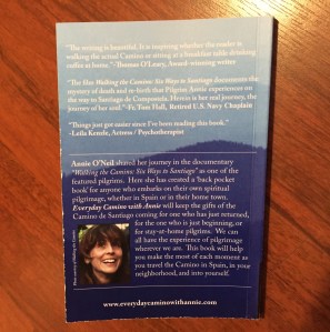 Everyday Camino with Annie, back cover