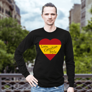 Love, Camino Style black long sleeve unisex shirt