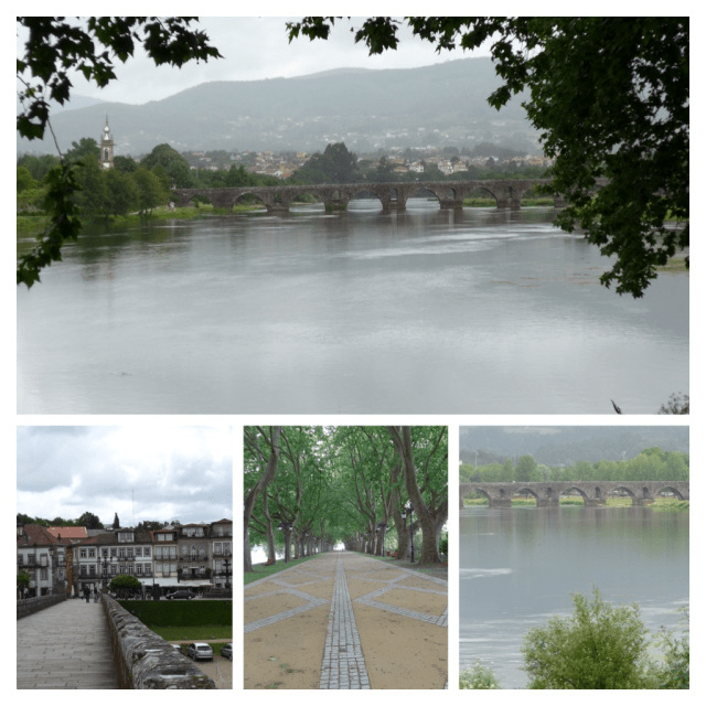 The approach into Ponte de Lima