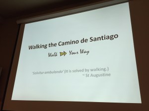 It is solved by walking