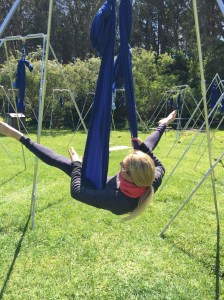 Casie, the AIReal Yoga instructor