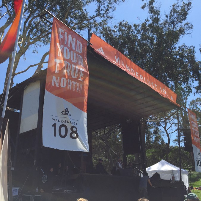 The stage during the meditation session