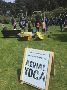 The Uncommons zone where the hammocks were set up