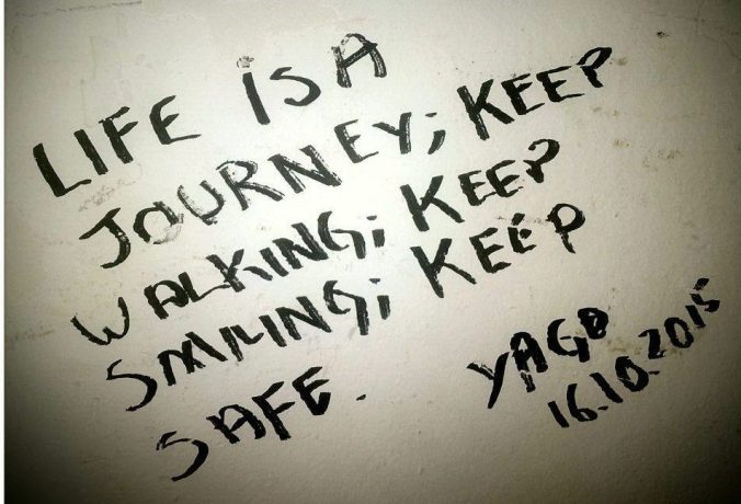 Life is a journey mantra
