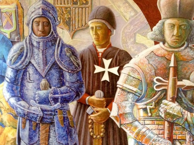 One of the paintings in Mesón el Museo