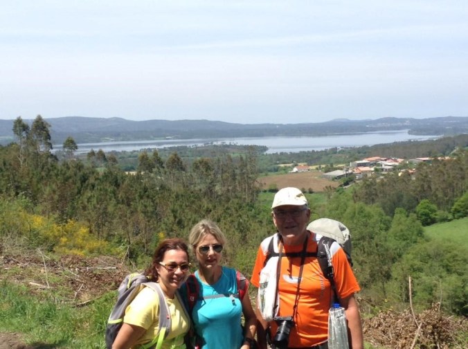 A view of the River Olveiroa before the bridge