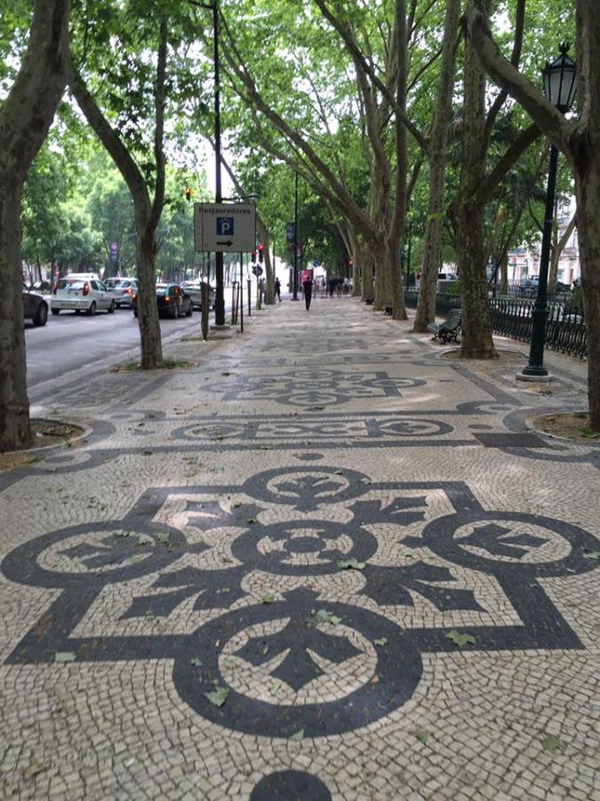 Avenida Liberdade's mosaic stone walkway was a nice way to begin.