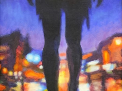 We live the here and now [painting by Carol Busuttil]