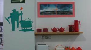 Colorful decor and art