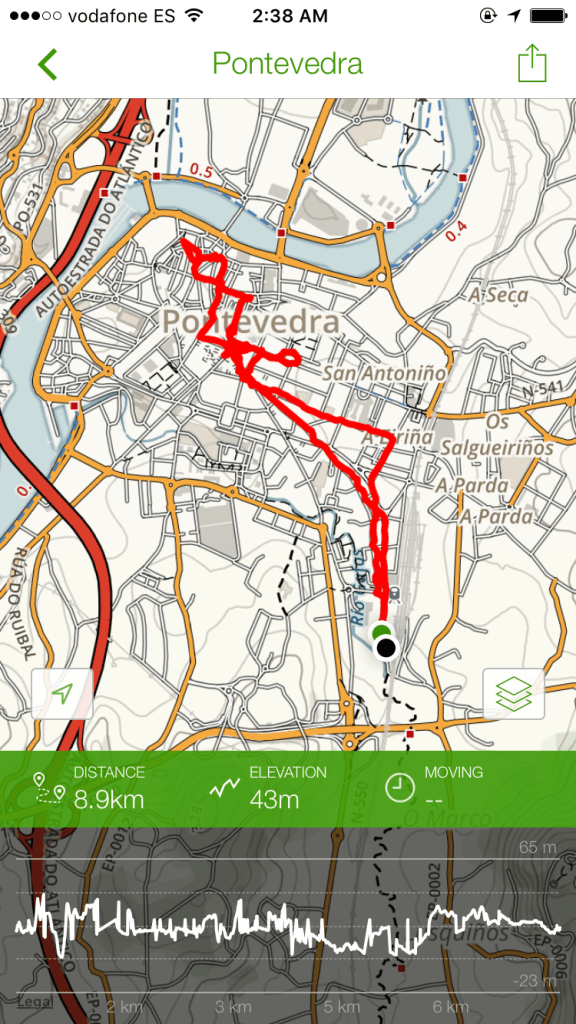 evening in Pontevedra