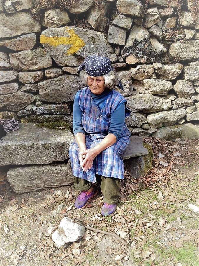 A Galician Lady on the Camino Road