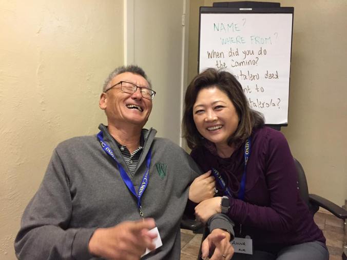 We had some good laughs at the Hospitalero training. 