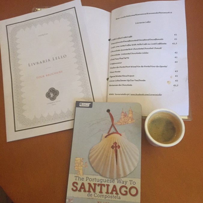 I put the 3 euro entrance fee towards a Livraria Lello booklet and Camino Portugues guidebook.