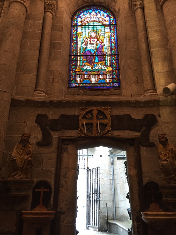 View of Puerta Santa from inside the Cathedral