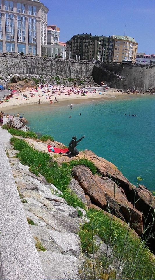 Marie Dominique Rigaud shared this photo on the Facebook group. I love the bronze mermaid statue!