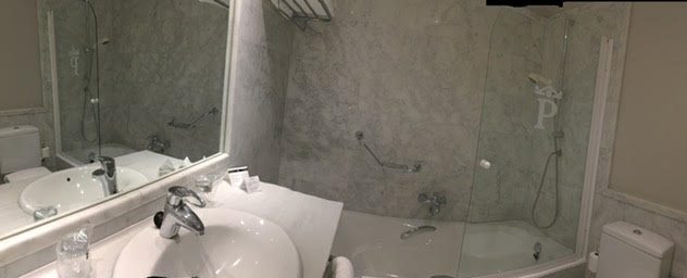 Sparkling clean bathrooms 