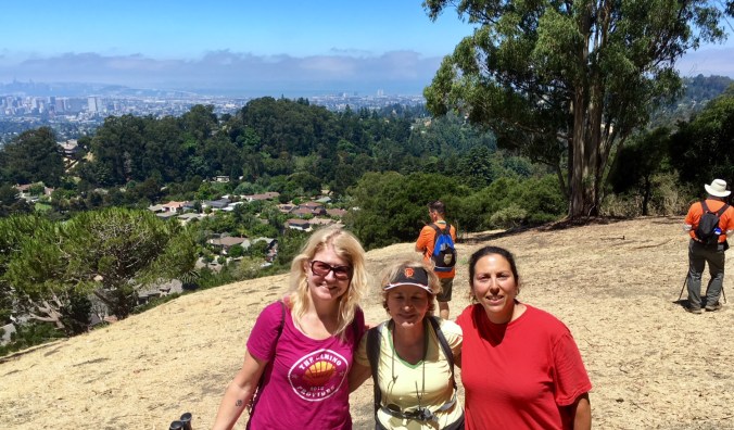 Oakland Hills Hike July 4 2017 with peregrinas Sheila and Abigail
