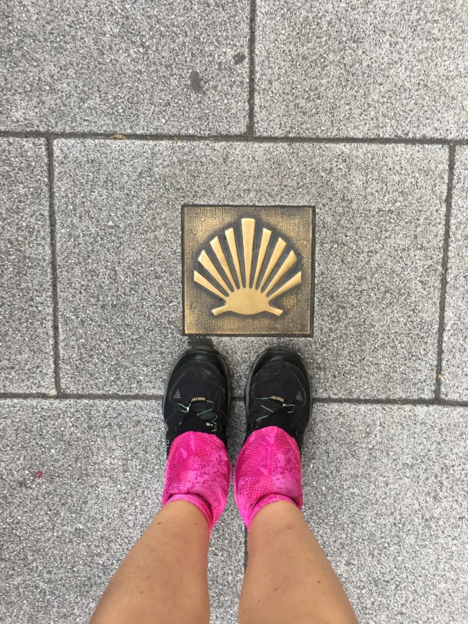 Shell marker in Betanzos