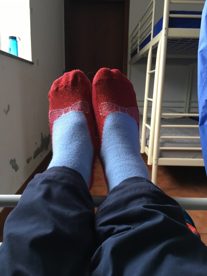 My Dorothy slipper socks are a comforting reminder that there's no place like home!