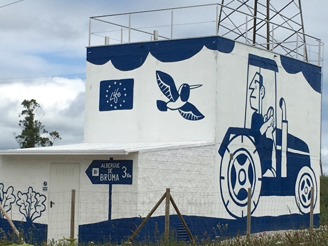 A power station with fun murals