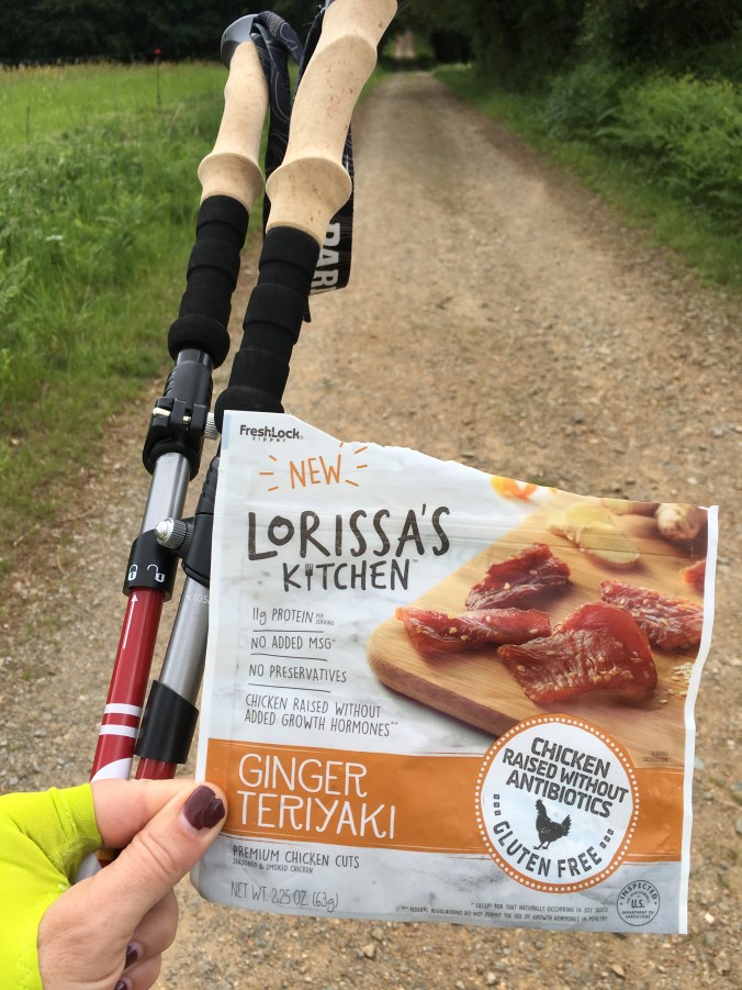 I brought these from home and they gave me a good protein boost and something to do on this long and rather boring section.