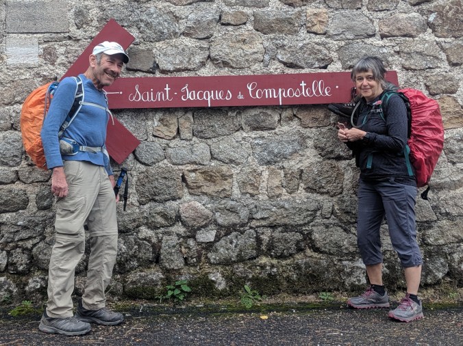 Andy Cohn and Kate Stewart on the Chemin de Le Puy