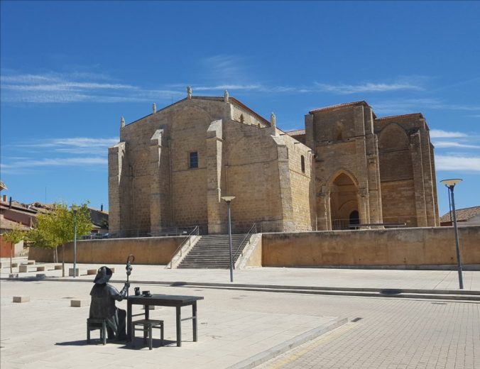 Plaza in Villalcázar de Sirga, on the French Way between Frómista and Carrión de los Condes. Photo courtesy of Karin Kiser
