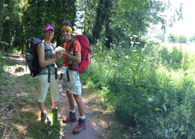 Elena and Dobri on the Camino